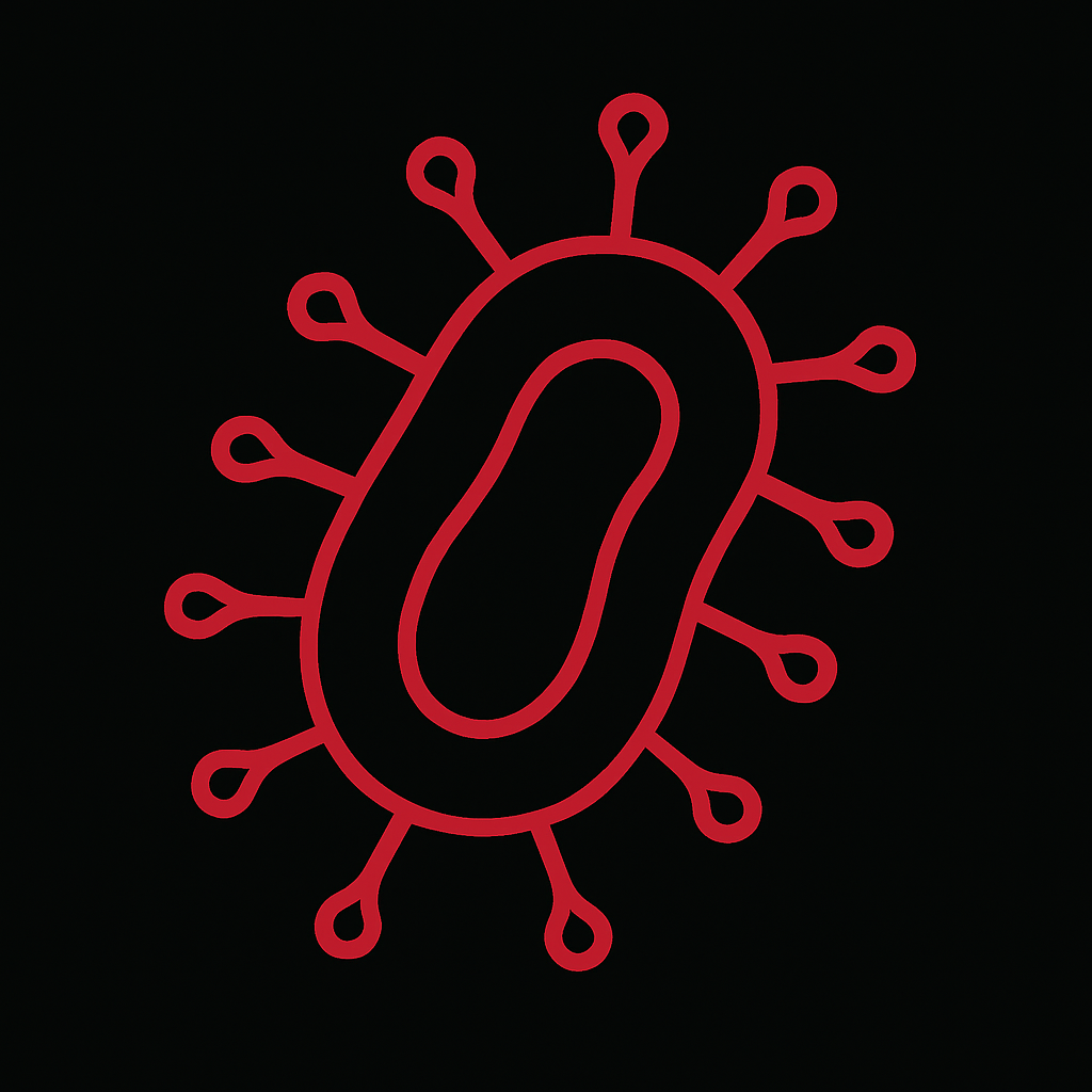 Arte minimalista de uma microalga